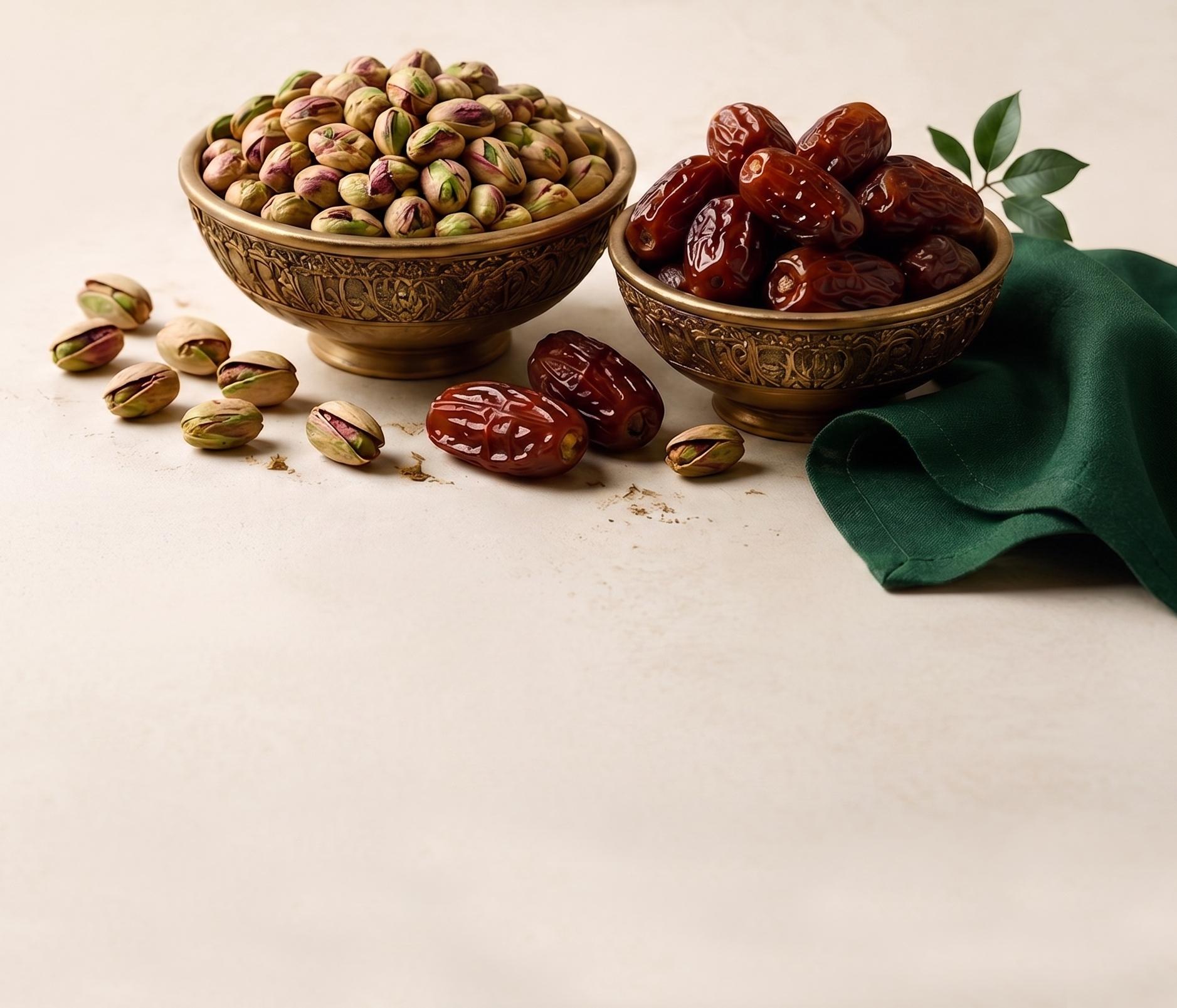 Nuts and dates assortment